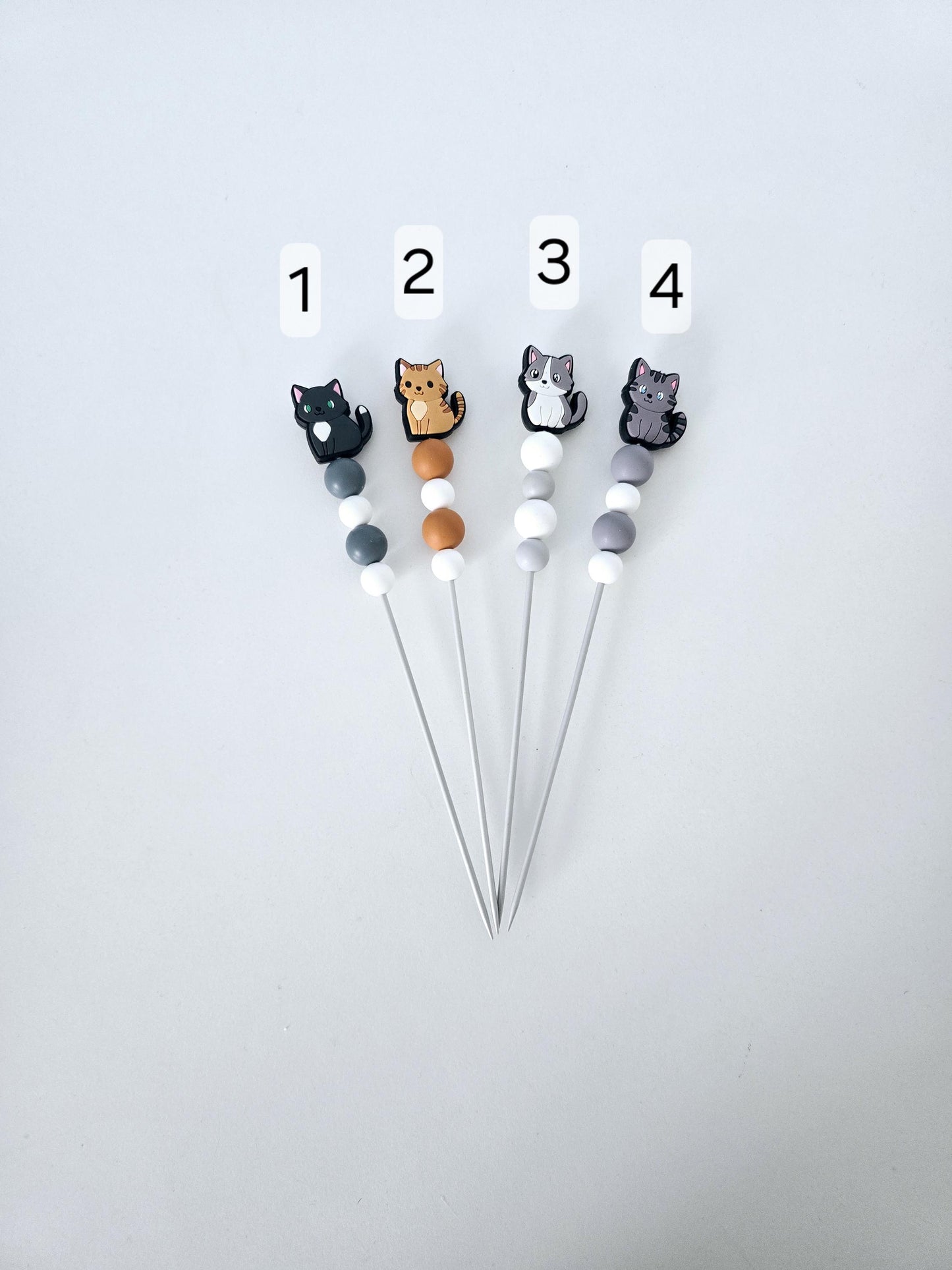 Sewing Sticks Crochet Needles Cat