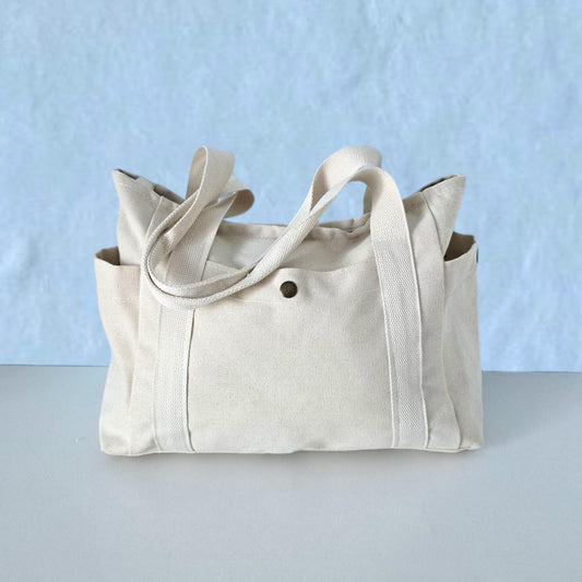 XL Canvas Bag Storage Yarn Bag Crochet Personalized