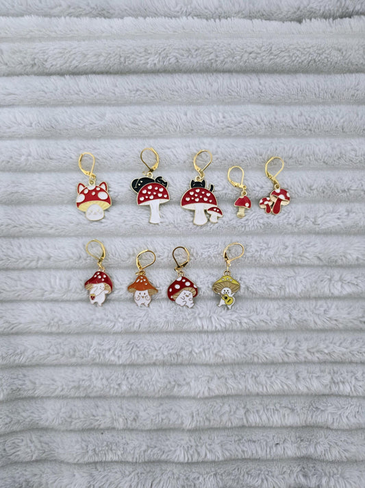 Stitch Marker Mushroom