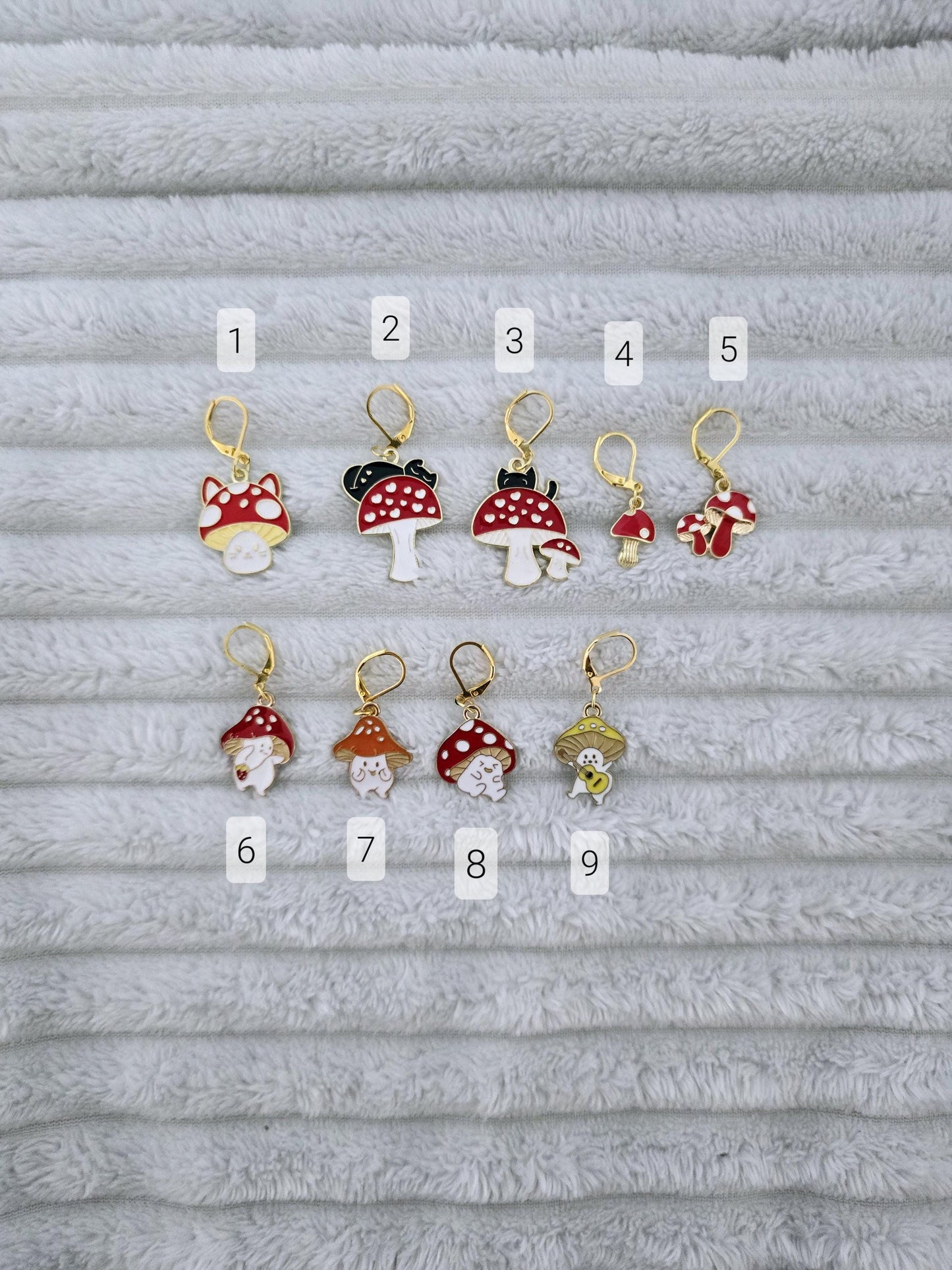 Stitch Marker Mushroom