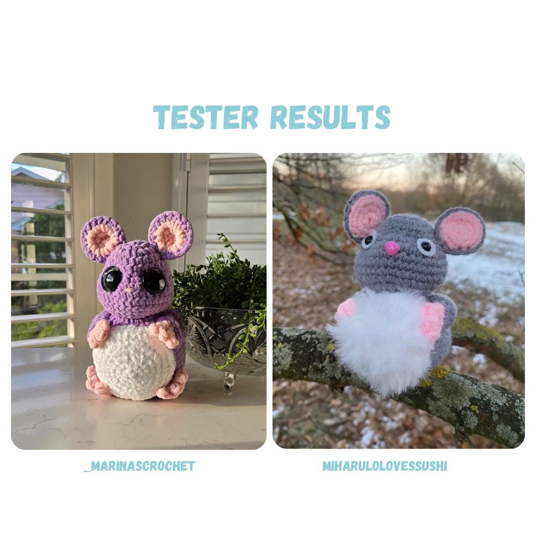 Boh Anime Mouse Crochet Pattern