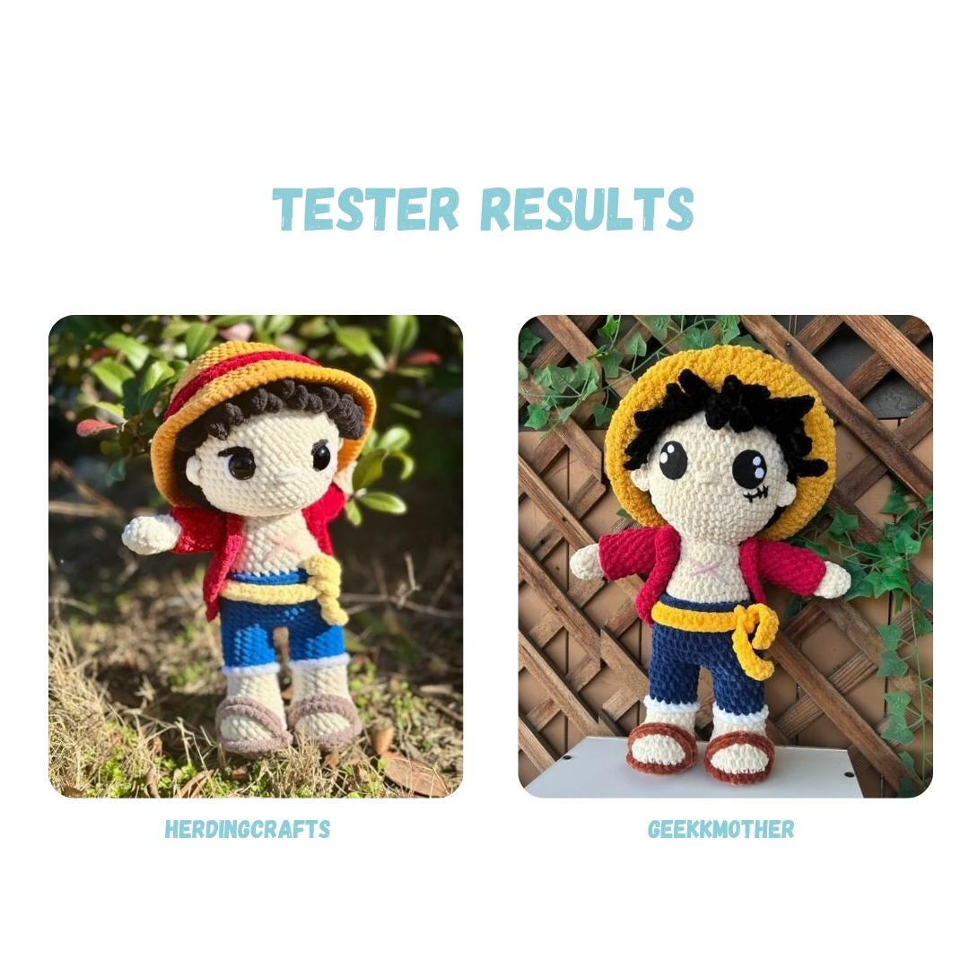 Anime Pirate Crochet Pattern