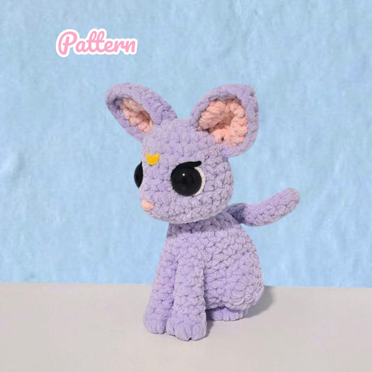 Little Moon Cat Anime Cat Crochet Pattern