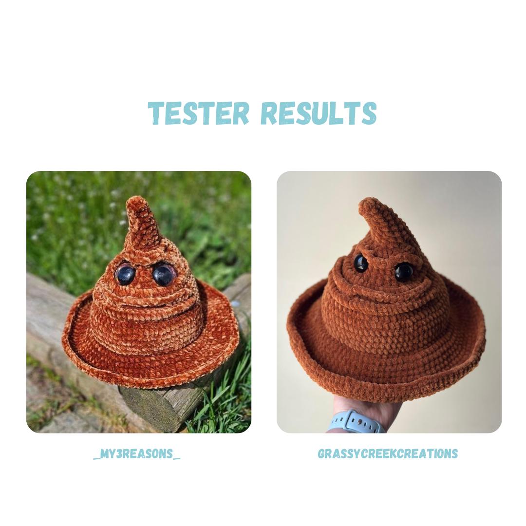 Sorting Hat Wizard Hat Crochet Pattern