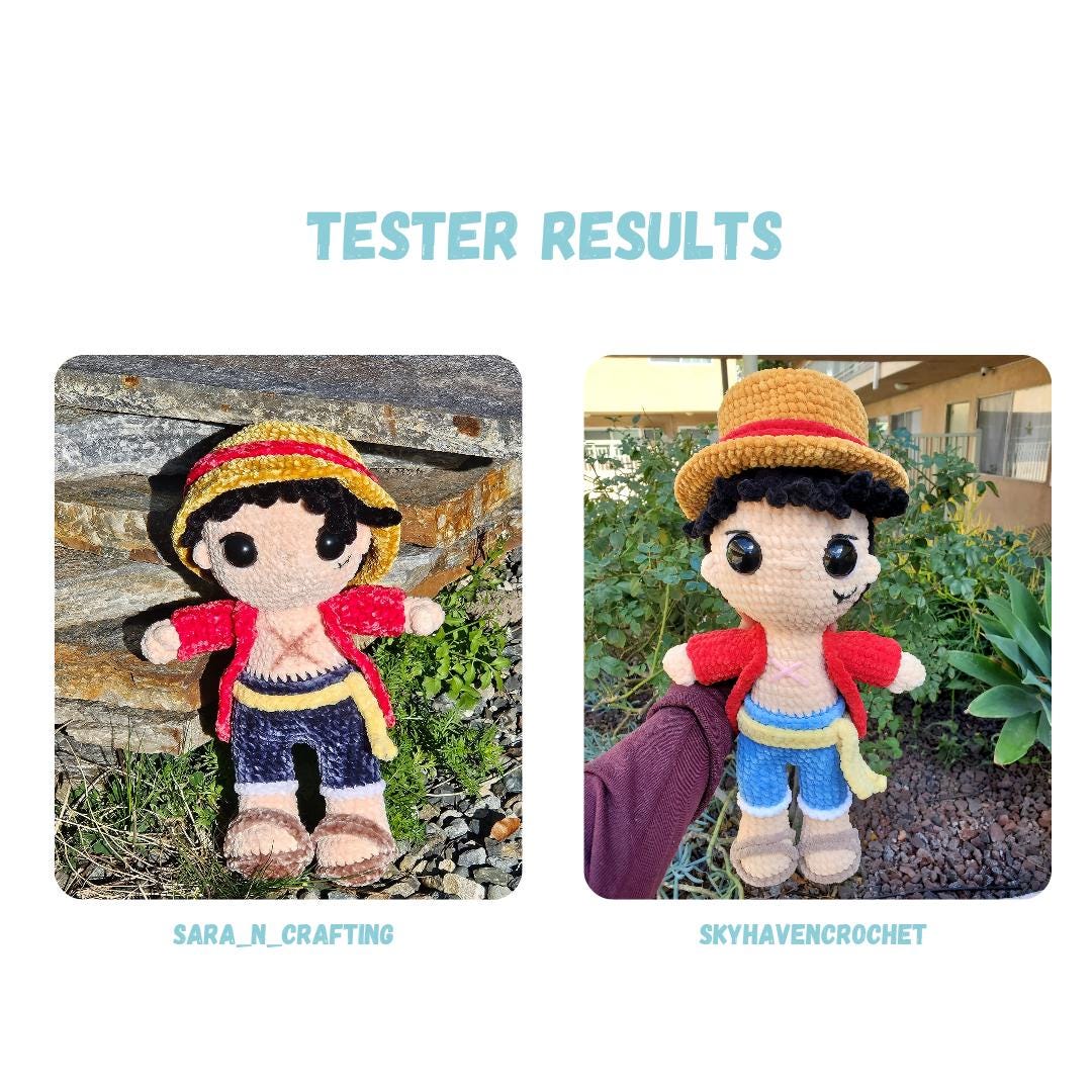 Anime Pirate Crochet Pattern