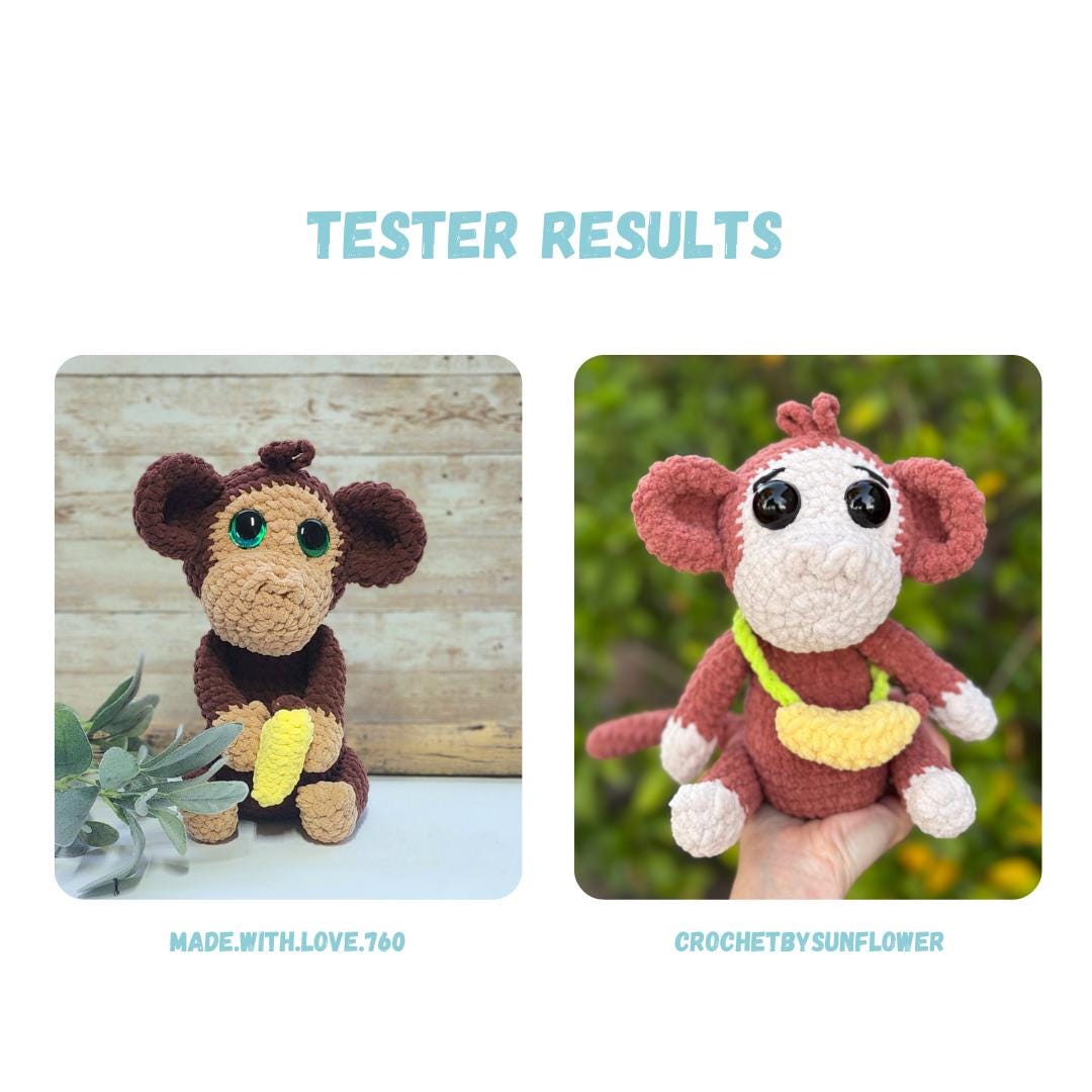 Baby Monkey Crochet Pattern