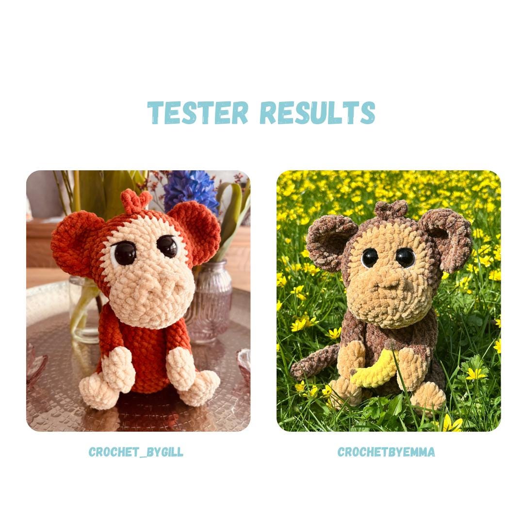 Baby Monkey Crochet Pattern