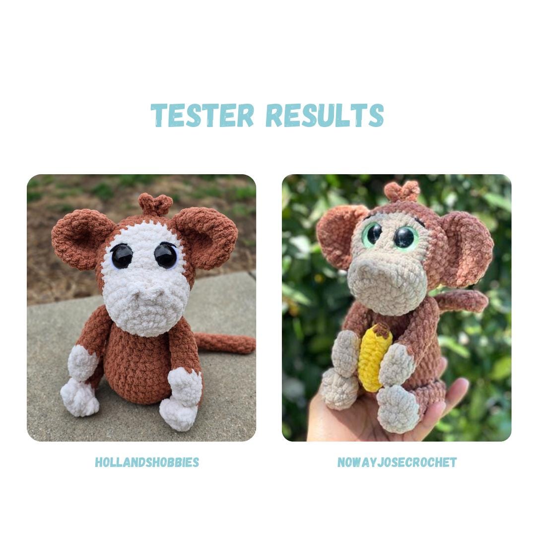 Baby Monkey Crochet Pattern