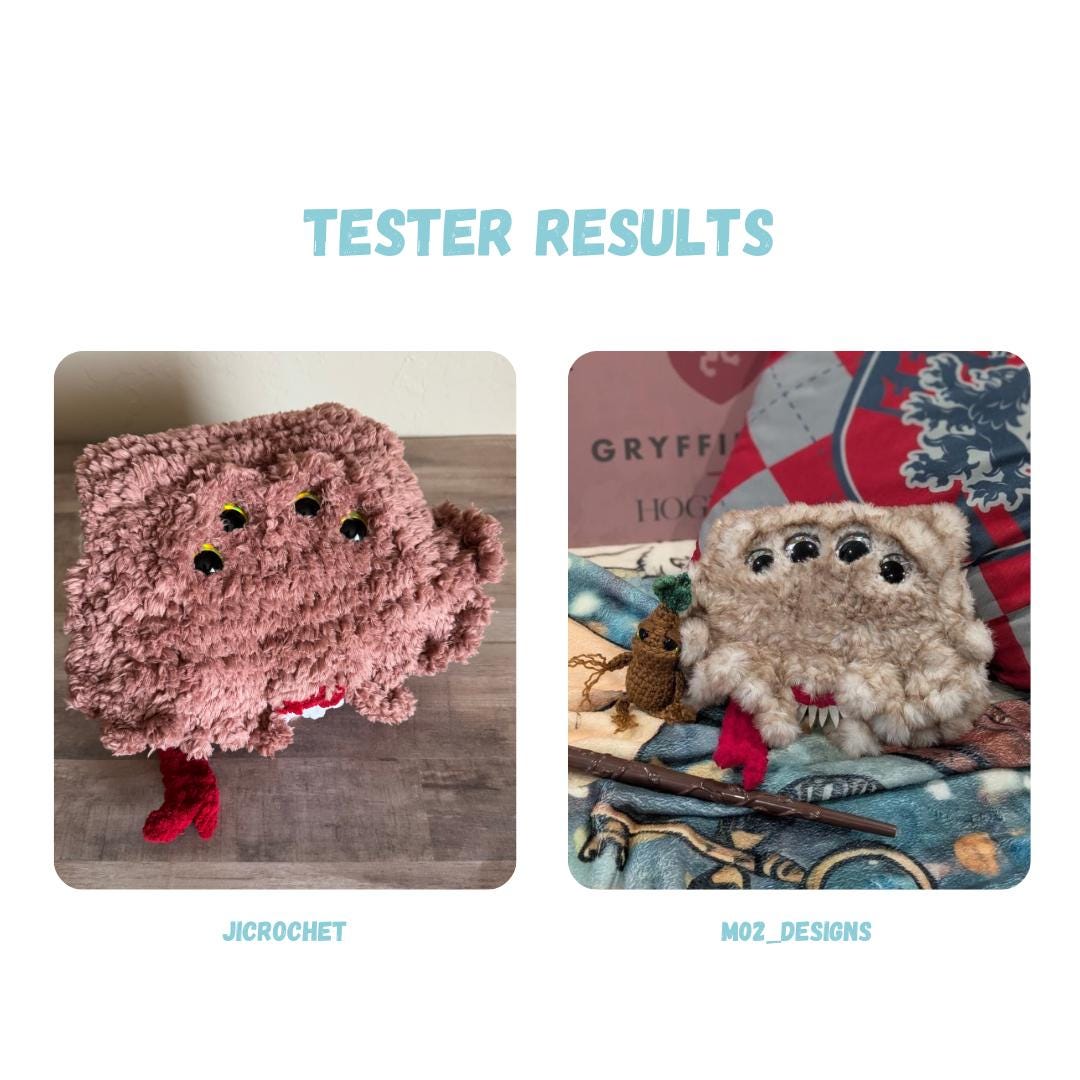 Monster Book Crochet Pattern