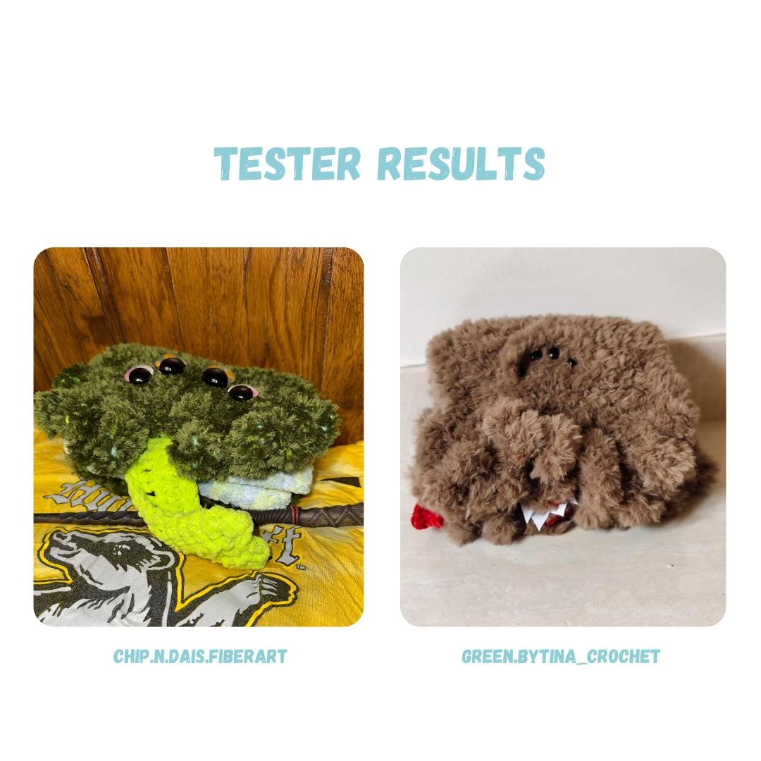 Monster Book Crochet Pattern