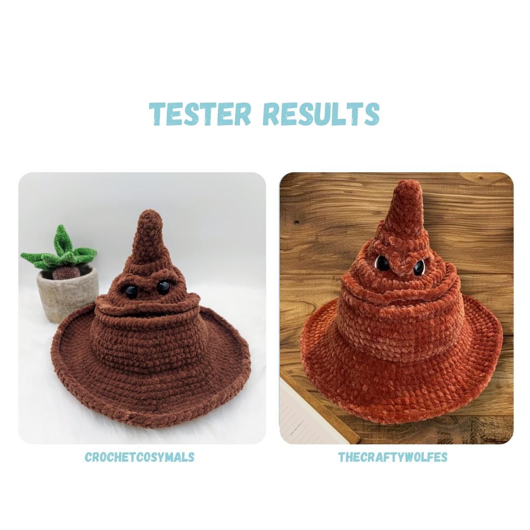 Sorting Hat Wizard Hat Crochet Pattern