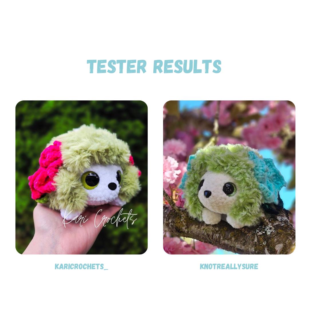 Flower Hedgehog Crochet Pattern