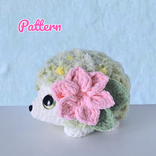 Flower Hedgehog Crochet Pattern
