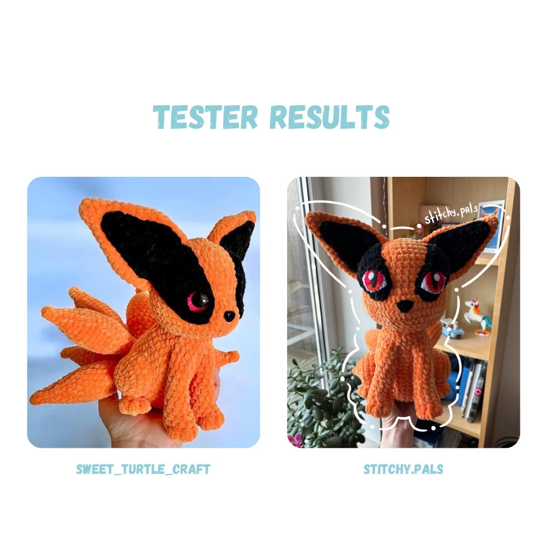 Anime Ninja Fox Crochet Pattern