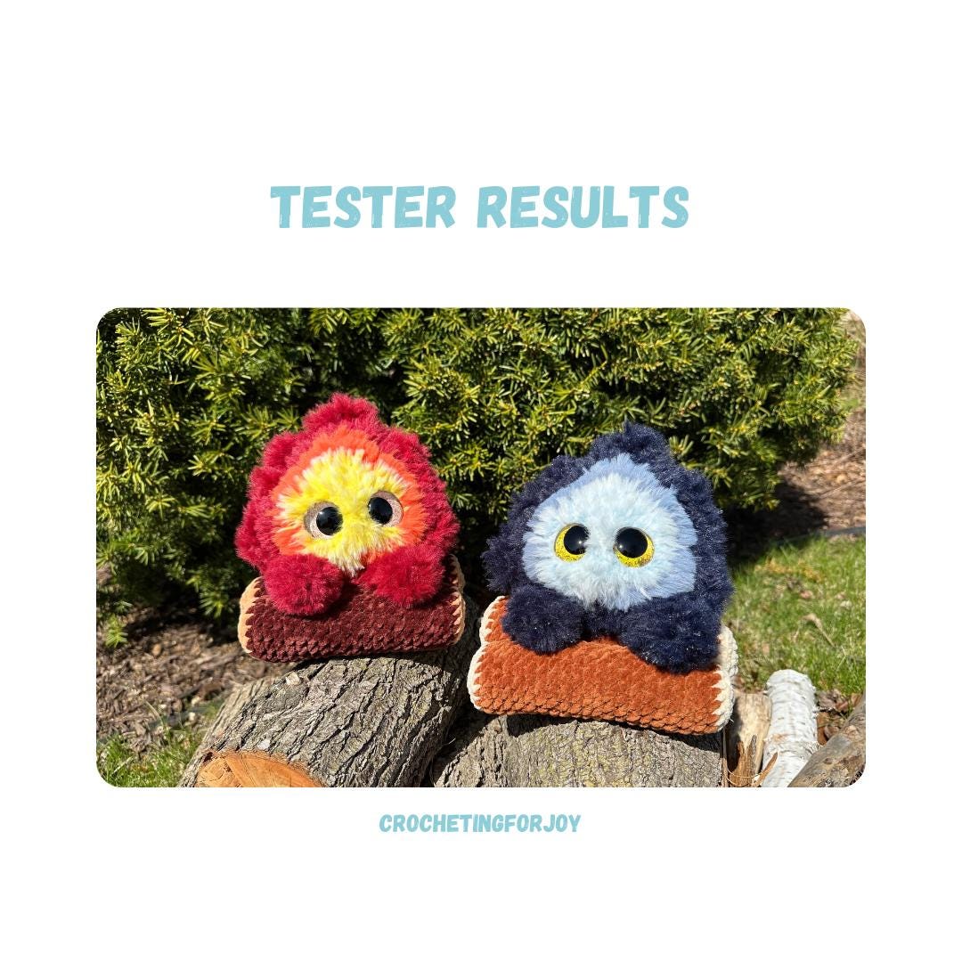 Big Fire Demon Crochet Pattern
