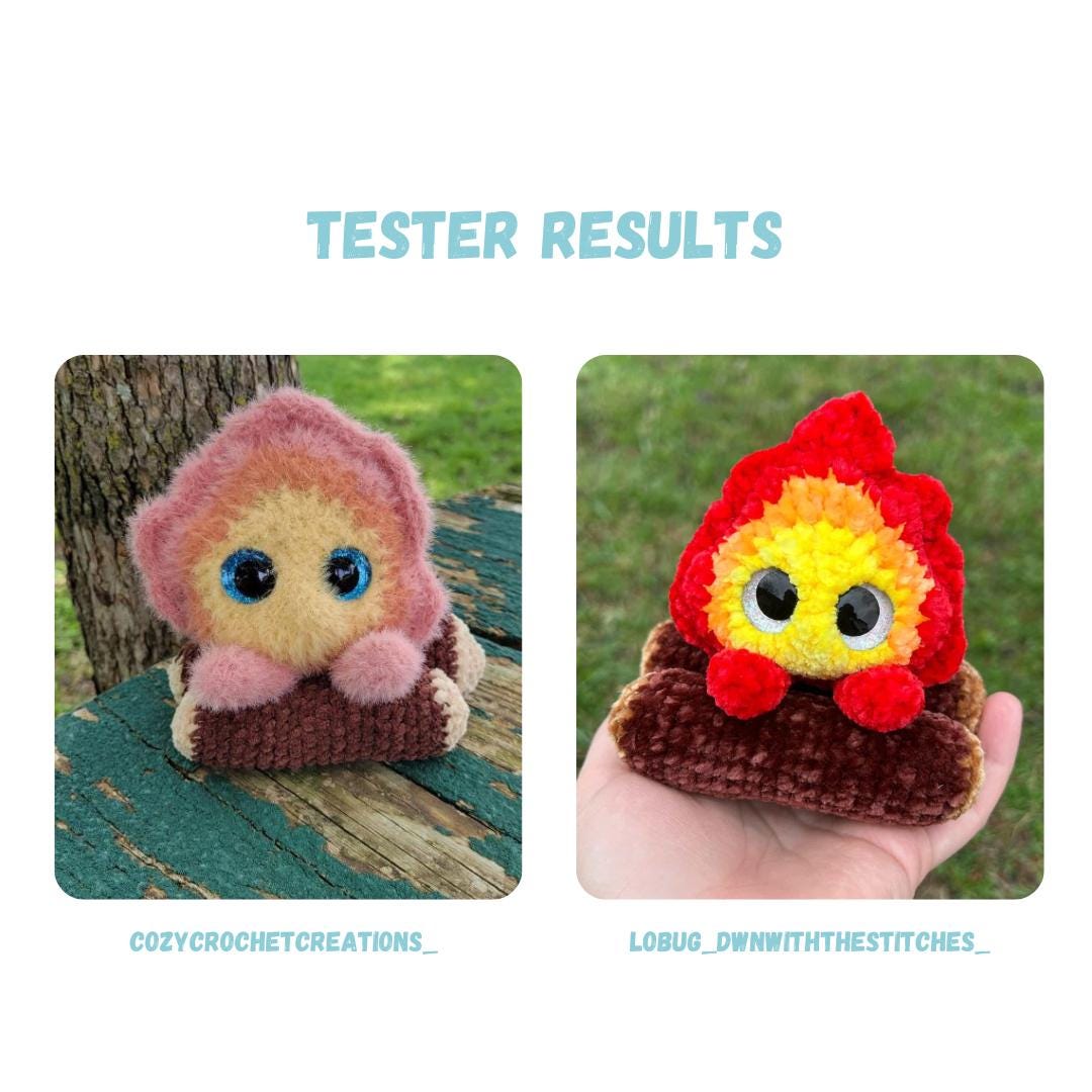 Big Fire Demon Crochet Pattern