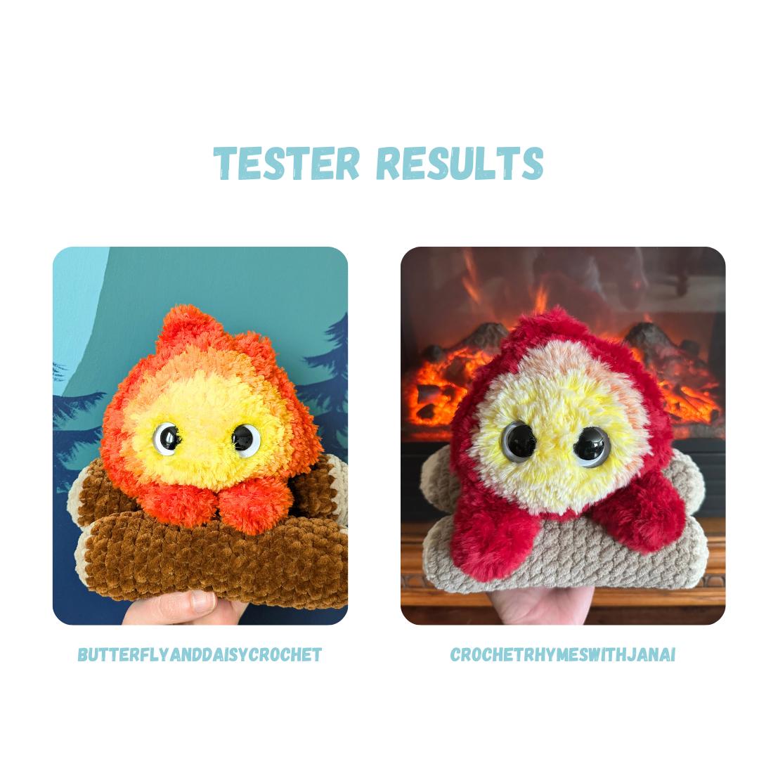 Big Fire Demon Crochet Pattern