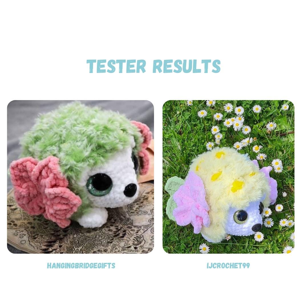 Flower Hedgehog Crochet Pattern