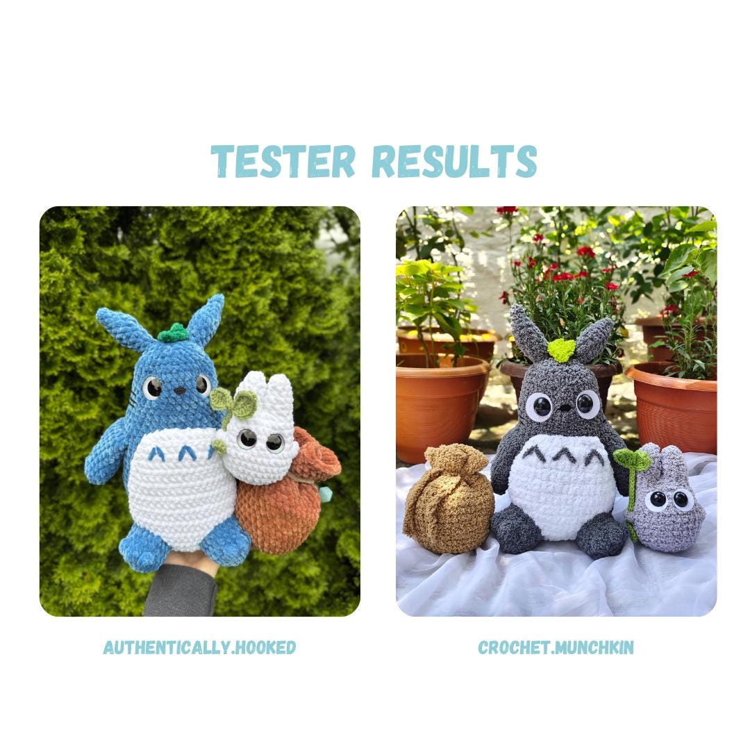 Chibi & Small Friendly Neighbor Bundle Crochet Pattern