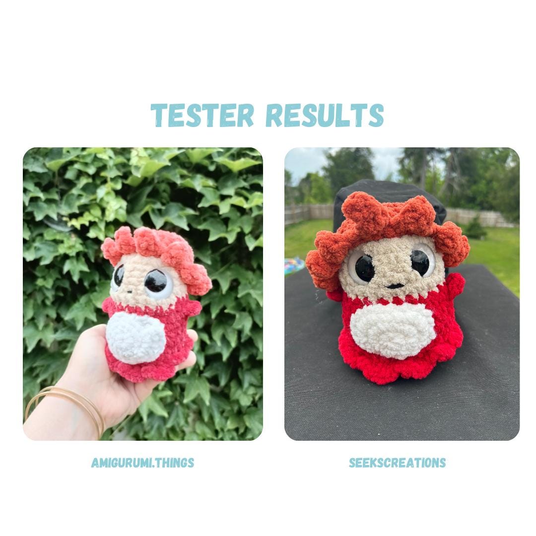 Chibi Fish Crochet Pattern LOW SEW