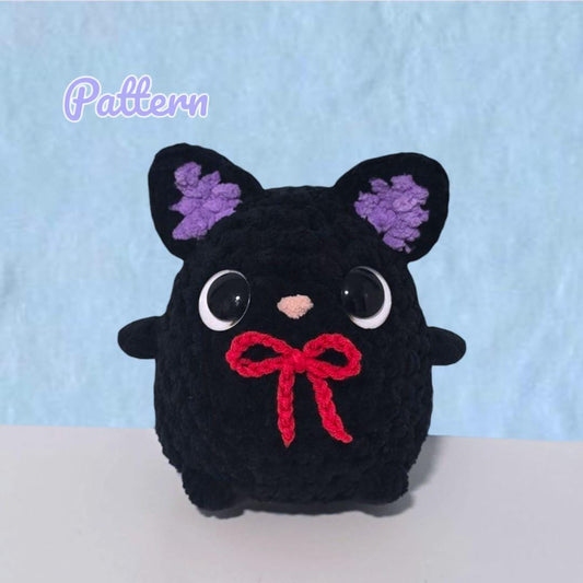 Chibi Cat Crochet Pattern LOW SEW