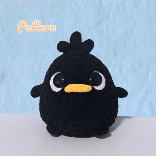 Chibi Bird Crochet Pattern NO SEW
