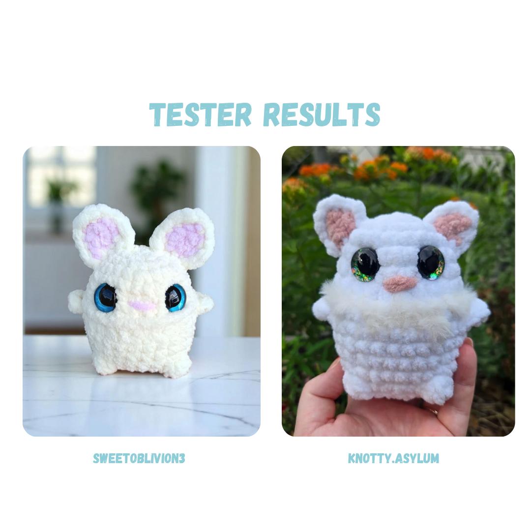 Chibi Cat Lady Crochet Pattern LOW SEW