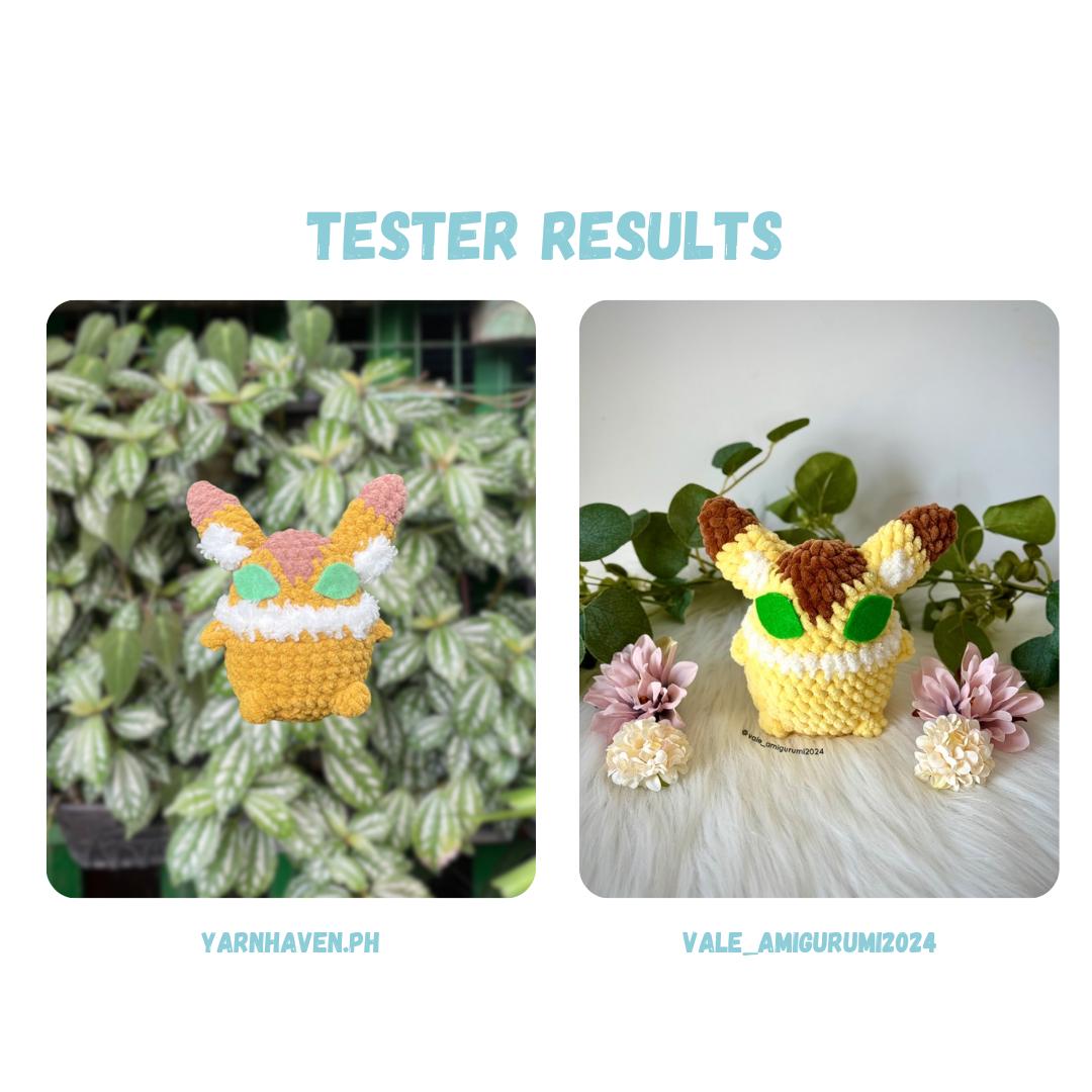 Chibi Squirrel Fox Crochet Pattern LOW SEW