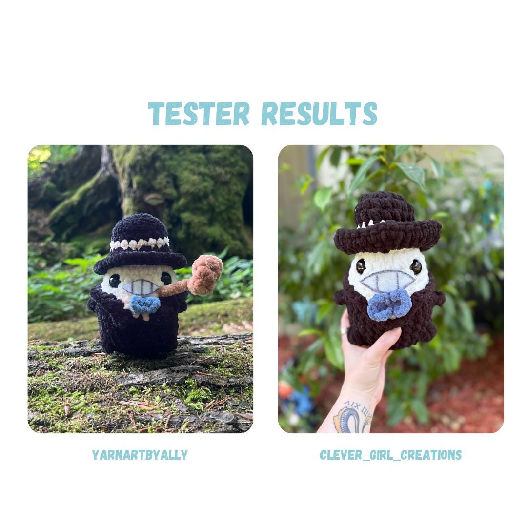 Chibi Turnip Head Crochet Pattern LOW SEW