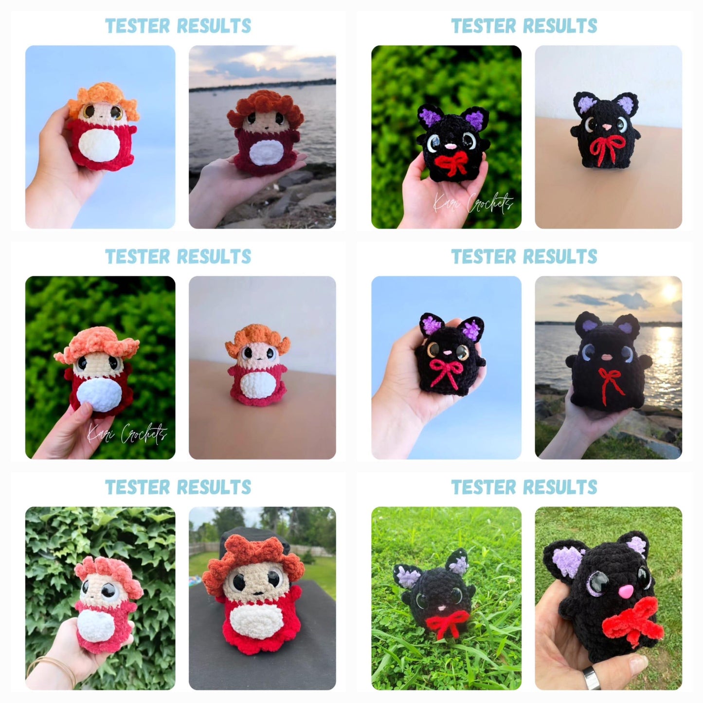 Big Chibi Crochet Pattern Bundle LOW SEW 16 Characters