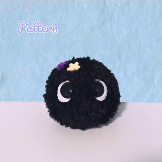 Chibi Coal Crochet Pattern NO SEW