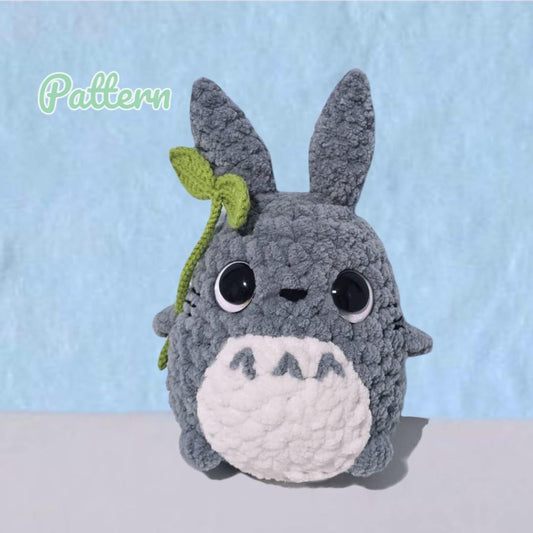 Chibi Big Neighbor Crochet Pattern LOW SEW
