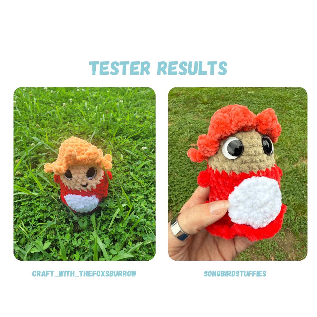 Chibi Fish Crochet Pattern LOW SEW