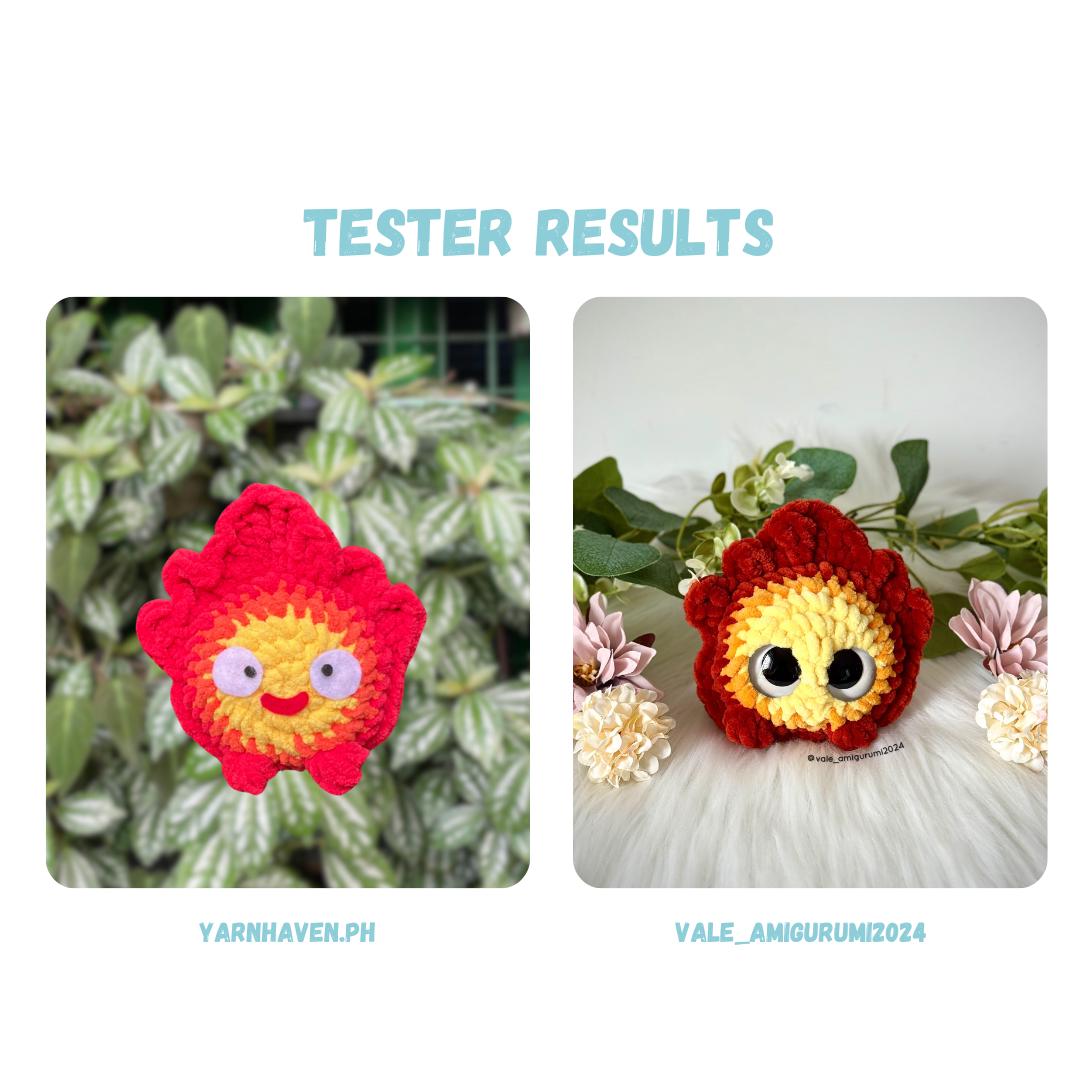 Chibi Fire Demon Crochet Pattern NO SEW