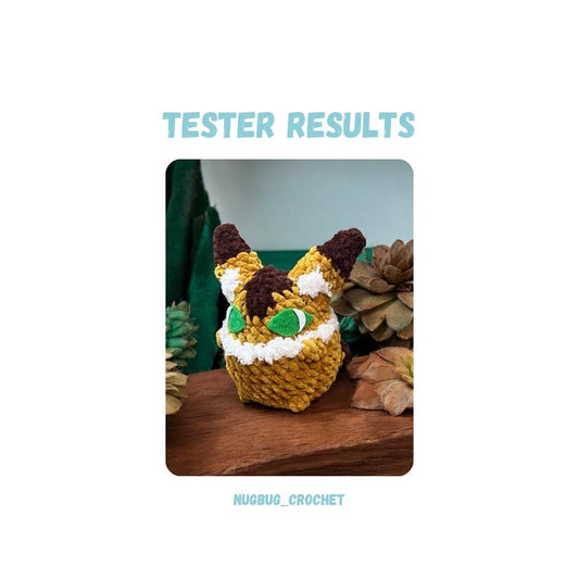 Chibi Squirrel Fox Crochet Pattern LOW SEW