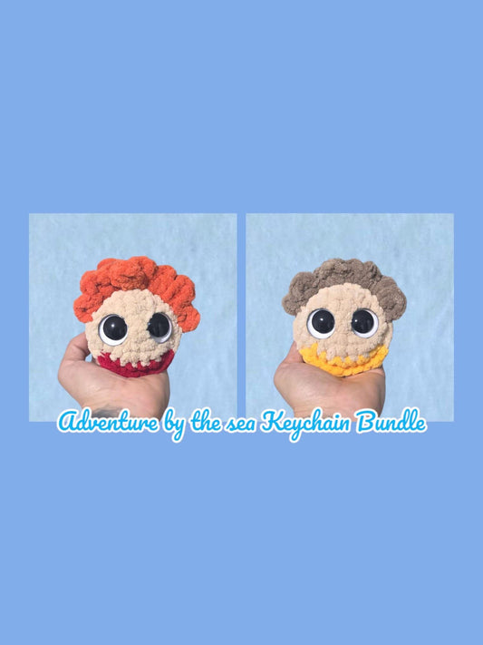 Mini Adventure by the sea Crochet Pattern NO SEW Bundle