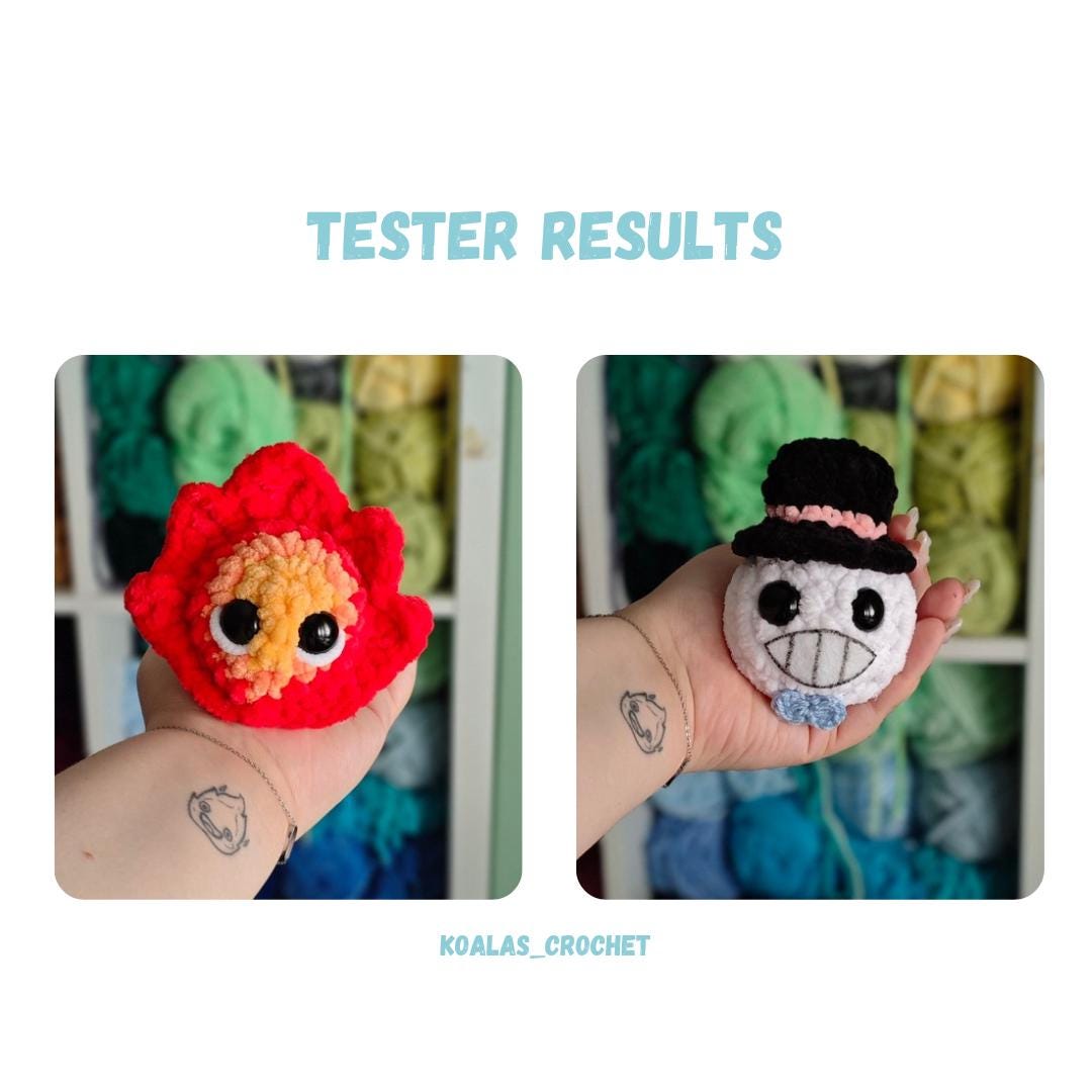 Mini Castle Keychains Crochet Pattern LOW SEW Bundle
