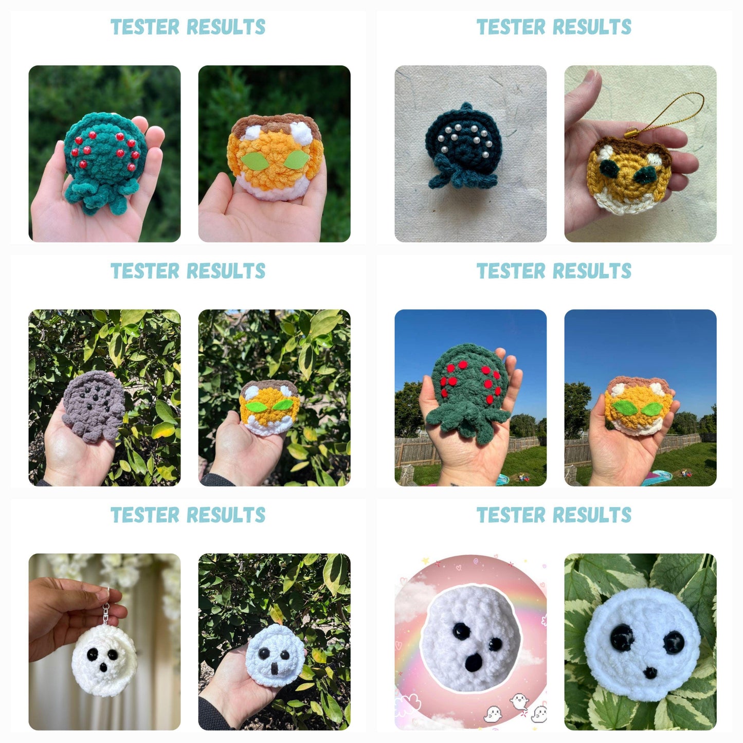 Mini Chibi Crochet Pattern Big Bundle LOW SEW 20 Designs