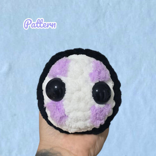Mini No Face Keychain Crochet Pattern NO SEW