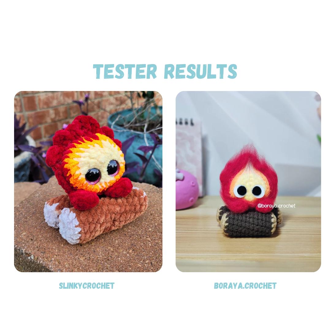 Small Fire Demon Crochet Pattern
