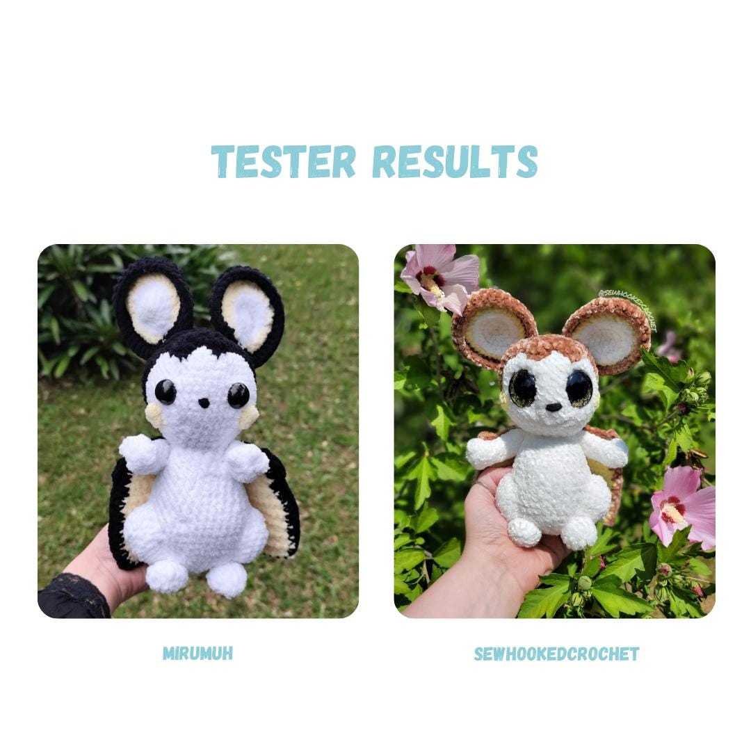 Electric Squirrel Friend Crochet Pattern
