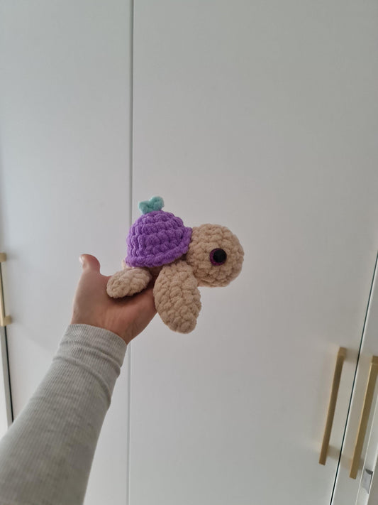 Baby Plum Turtle Plushie