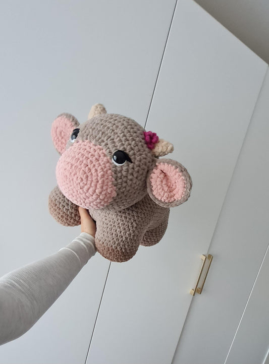 XXL Flower Cow Plushie