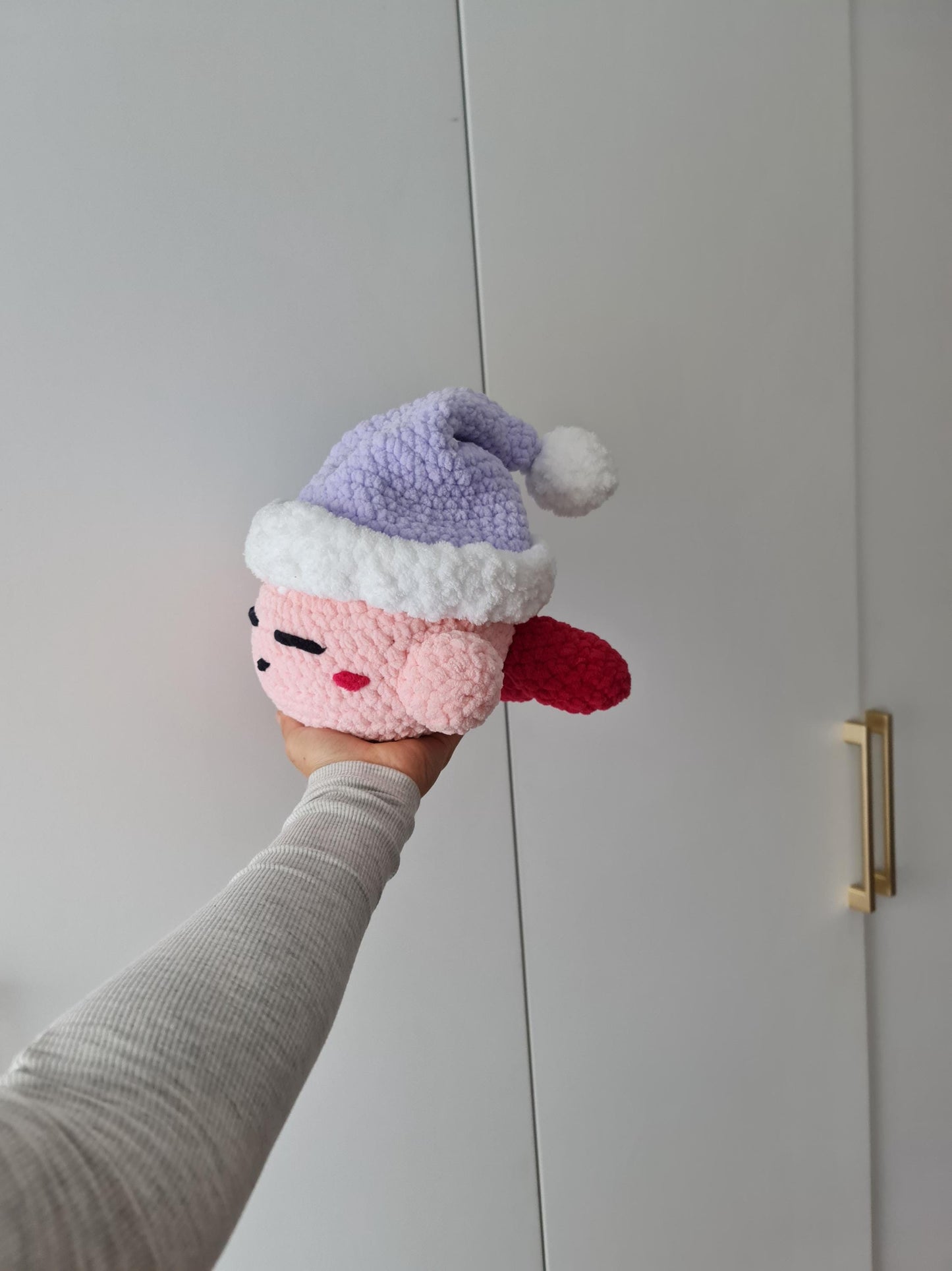 Sleepy Kirby Plushie
