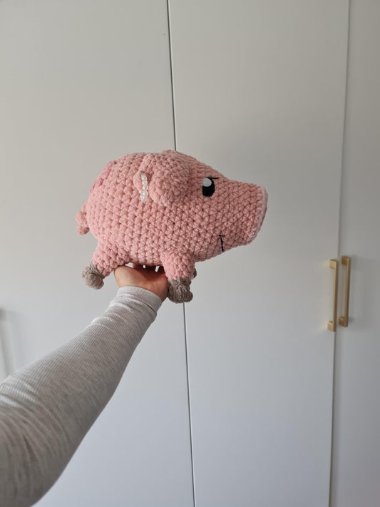 XL Hawk Pig Plushie