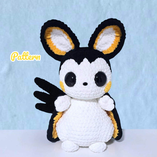 Electric Squirrel Friend Crochet Pattern