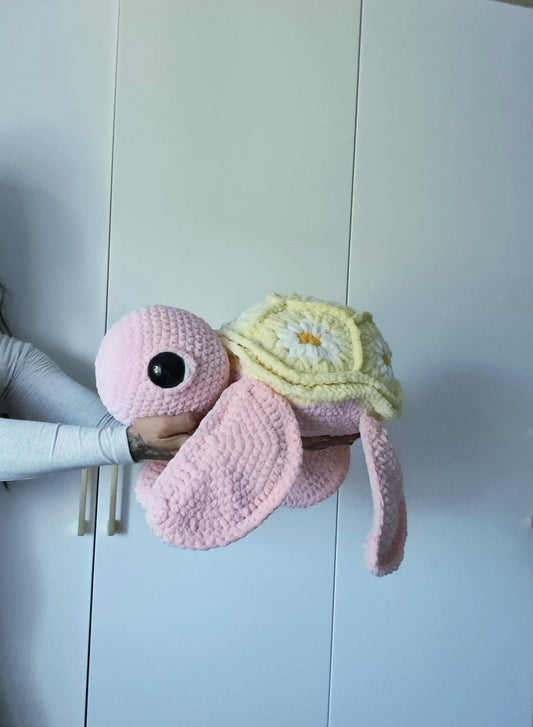 XXL Granny Square Turtle Plushie