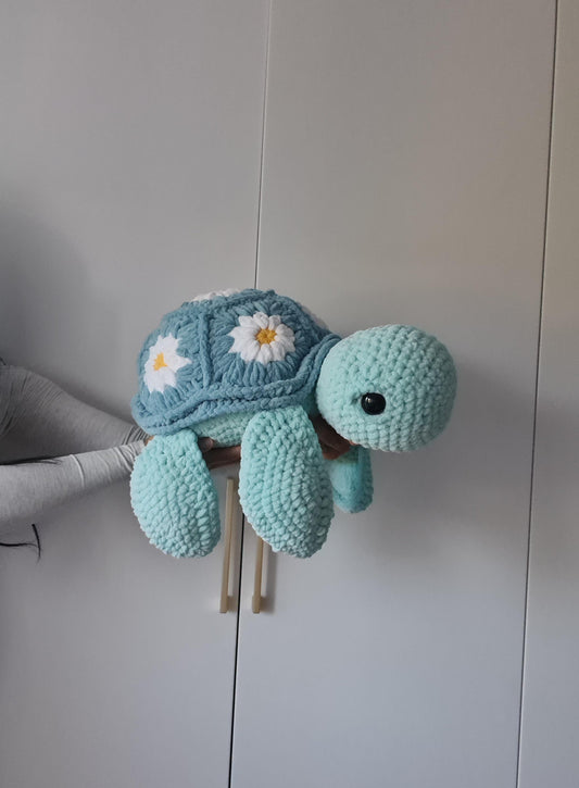 XXL Granny Square Turtle Plushie