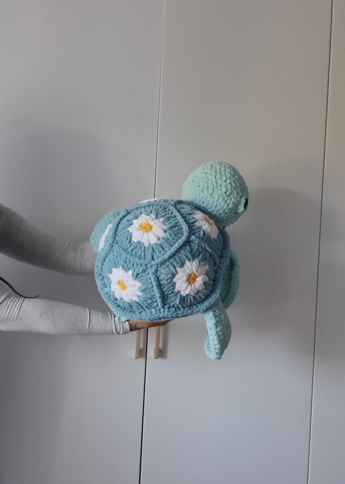 XXL Granny Square Turtle Plushie