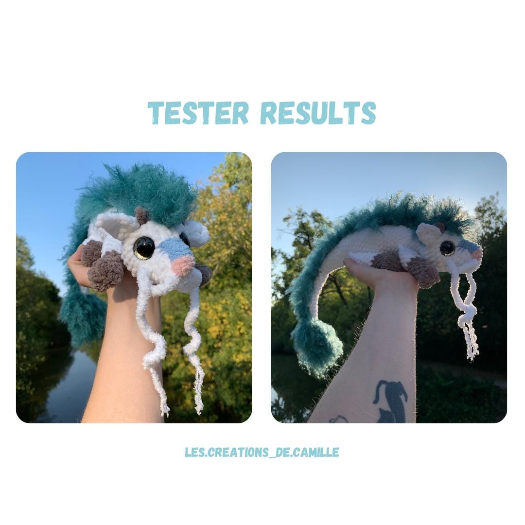 NO SEW Small Spirit Dragon Crochet Pattern